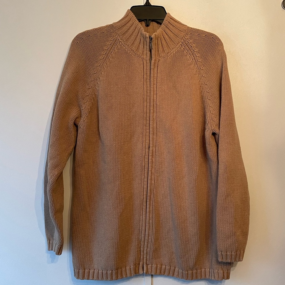 land’s end zip up sweater